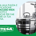 Guida alla pulizia e sanificazione dell’acciaio inox: prodotti e tecniche per far durare la tua cucina.